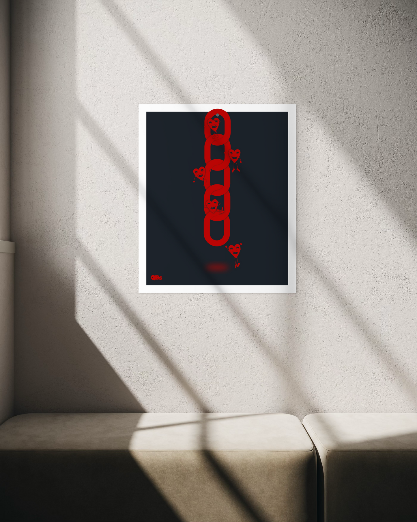 CORPORATE CHAIN - QBs artprint
