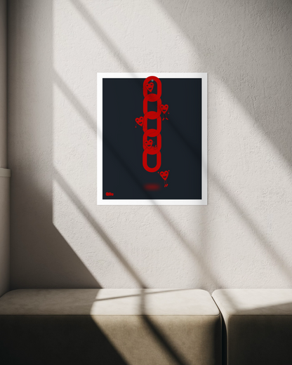 CORPORATE CHAIN - QBs artprint