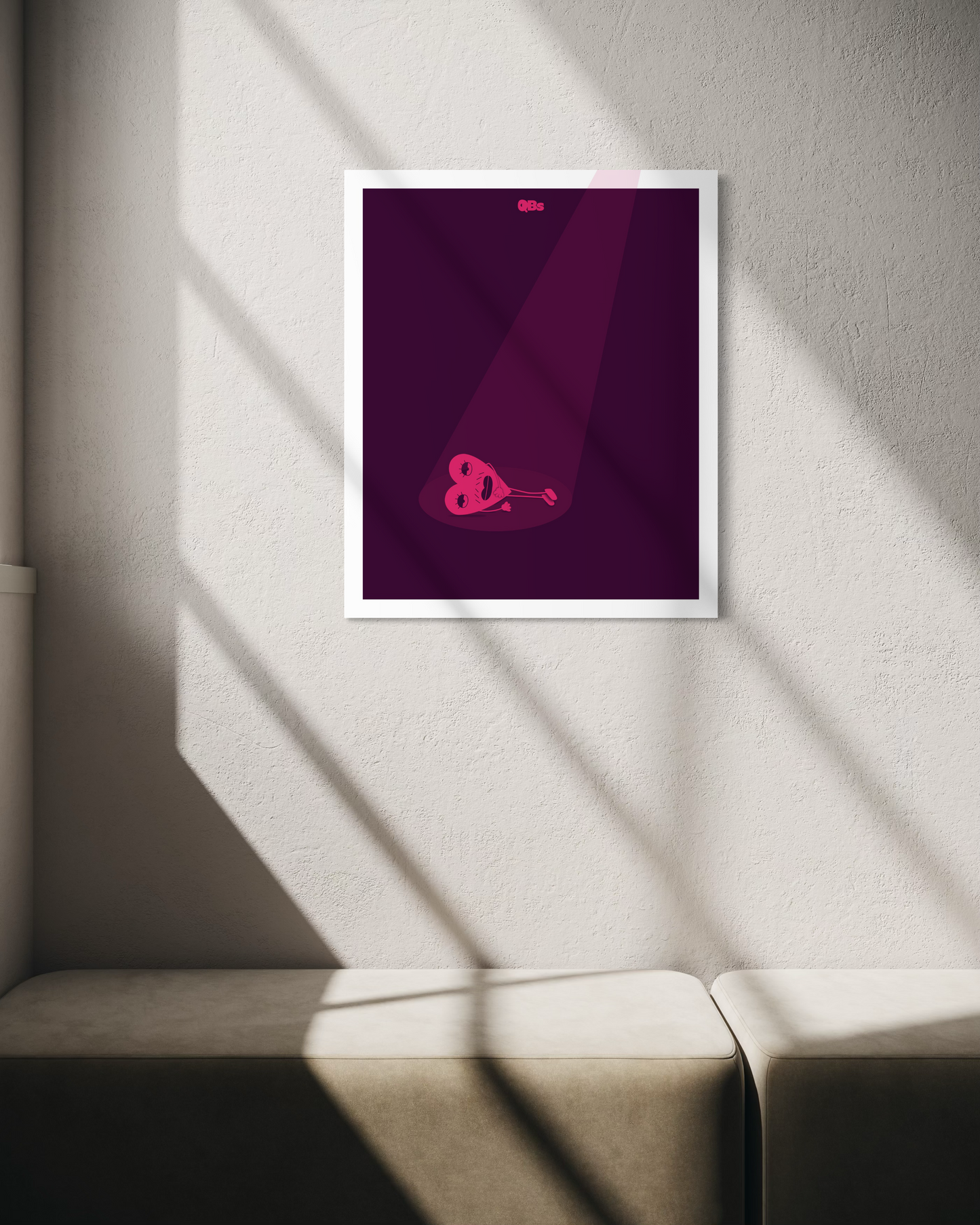 LOOKED AT BUT NEVER SEEN - QBs artprint