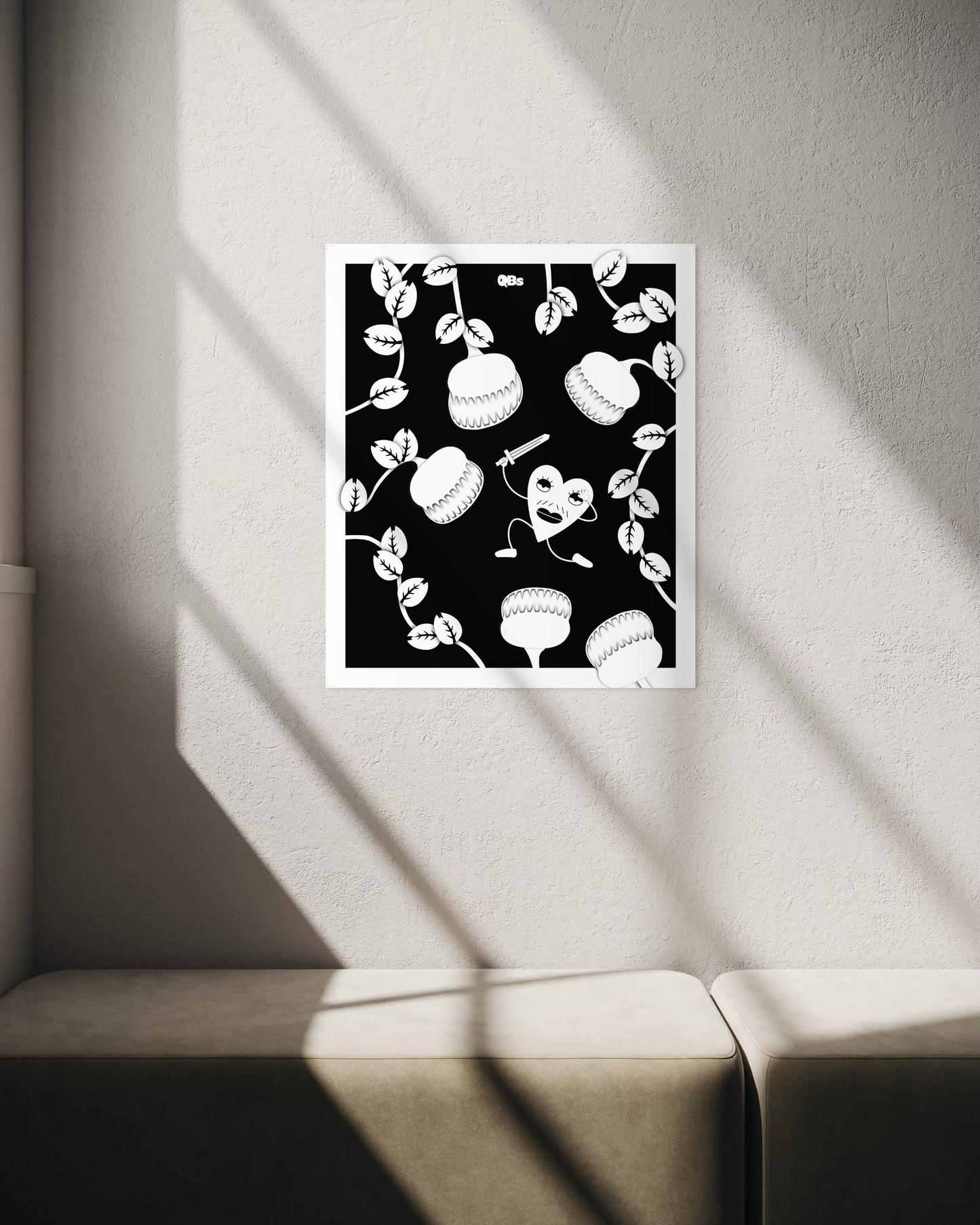 OVERPOWERED - QBs artprint