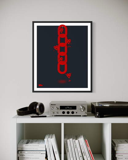 CORPORATE CHAIN - QBs artprint