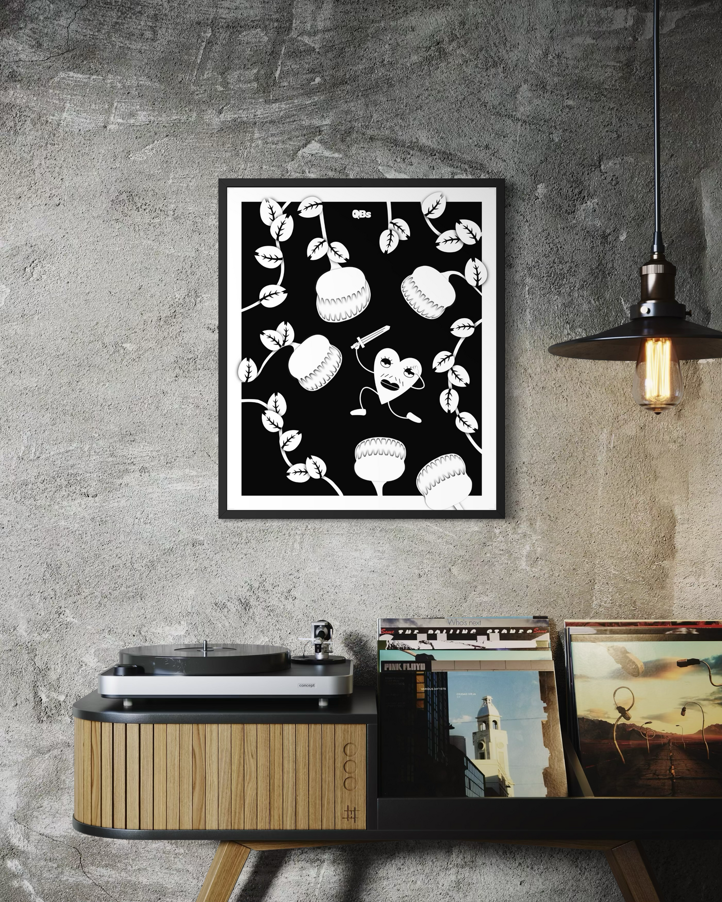 OVERPOWERED - QBs artprint