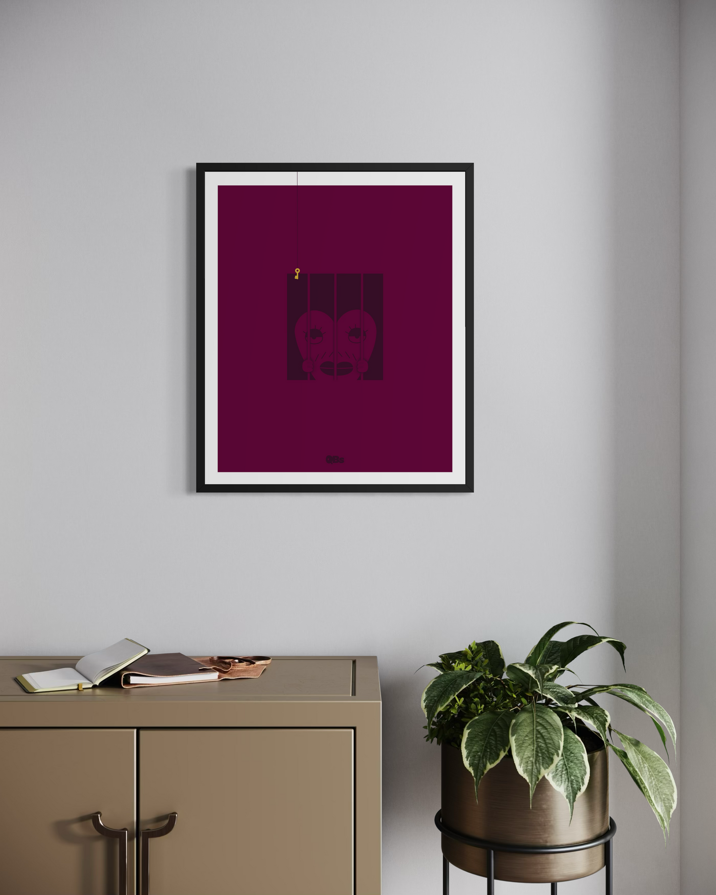 GET OUT - QBs artprint