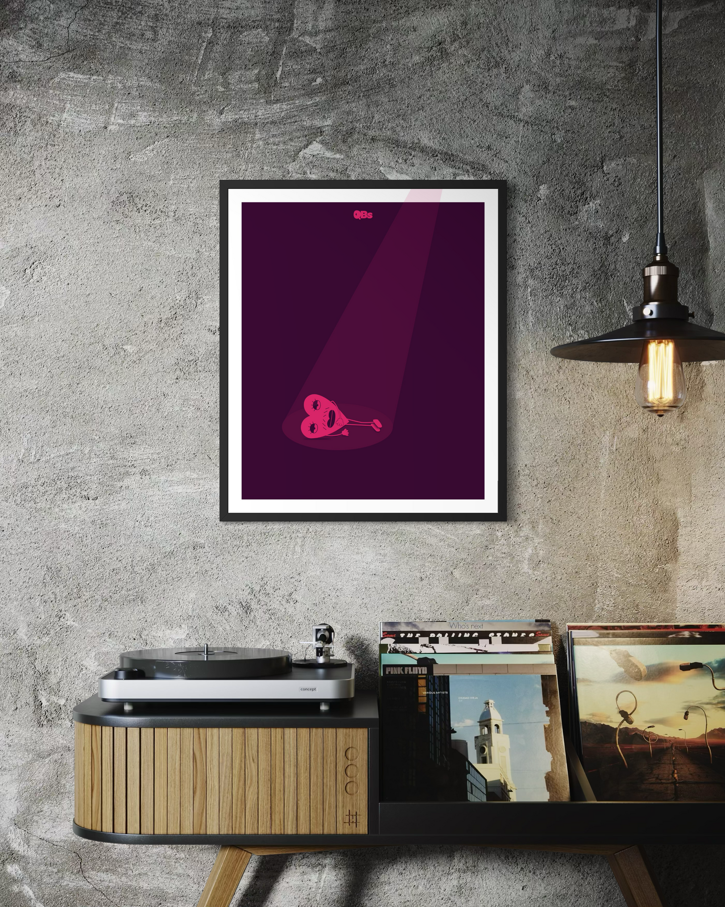 LOOKED AT BUT NEVER SEEN - QBs artprint