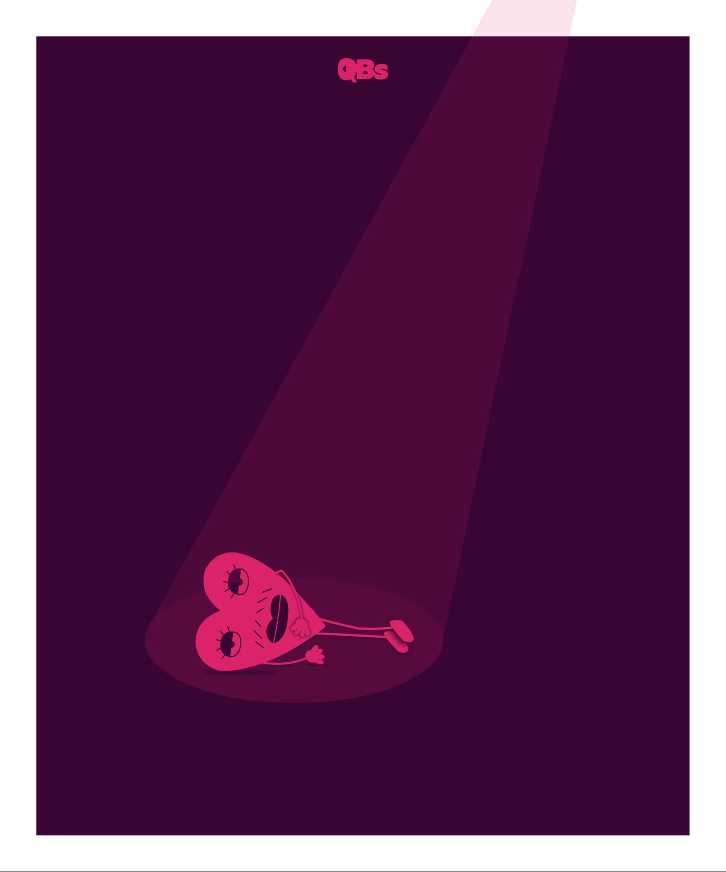 LOOKED AT BUT NEVER SEEN - QBs artprint