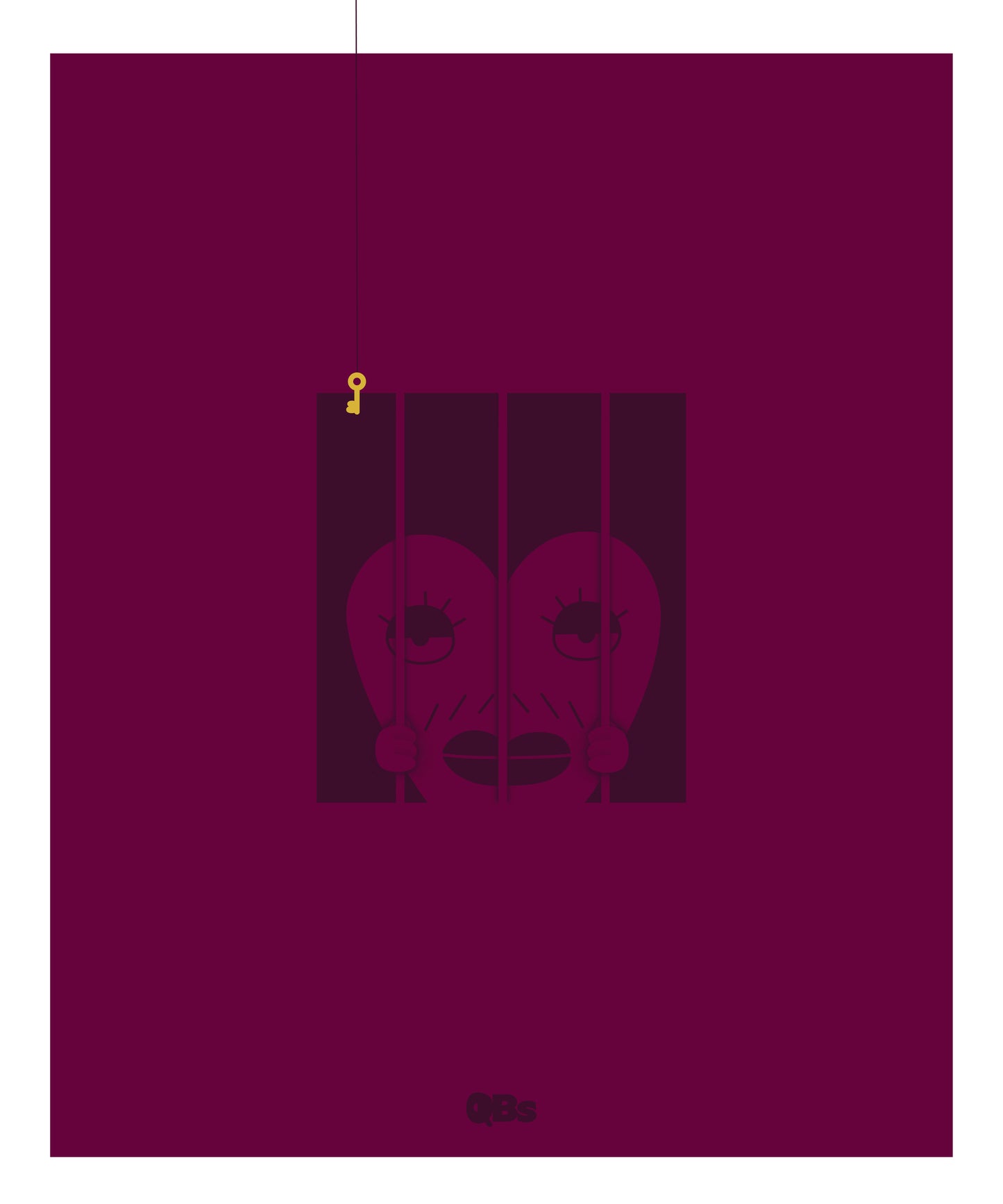 GET OUT - QBs artprint