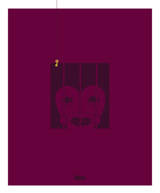 GET OUT - QBs artprint
